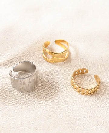 Mesh Magic Anti-Tarnish Rings- set of 3 pieces