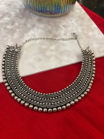 Ziya Silver Necklace