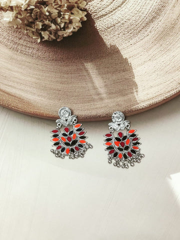 Niska Modest Statement Earring Multi