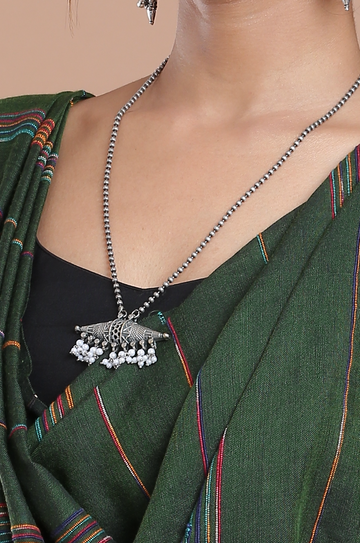 Meera Silver Necklace