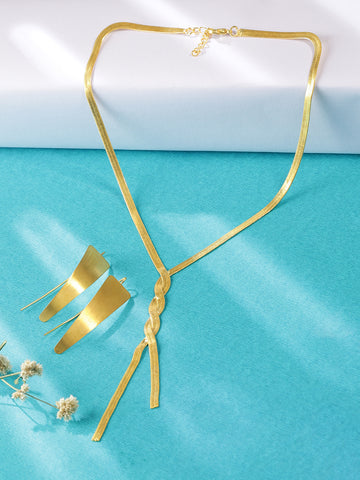 Chic Gold-Tone Brass Jewelry Collection