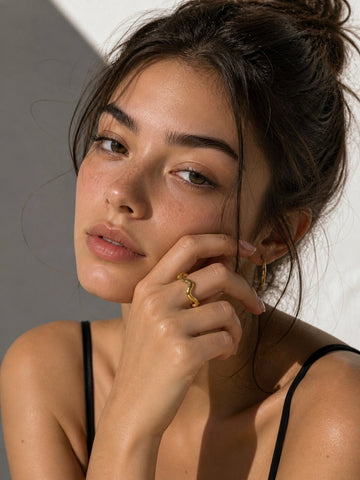 Niska Élan Minimal Gold Rings