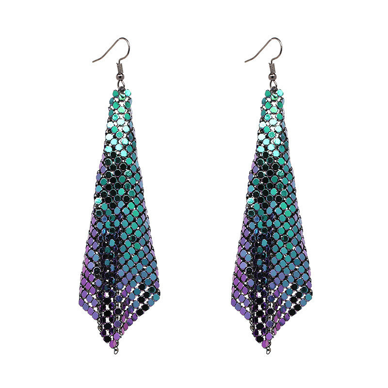 Sequins Tassel Earrings