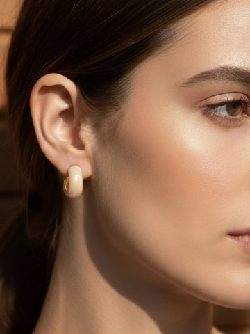 Niska Statement Earrings 18k Gold plated Anti Tarnish Pack of one