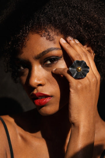 Niska Serene Duo-Tone Anti Tarnish Layer Ring