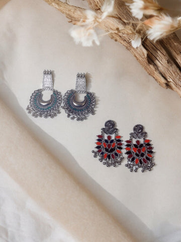 Niska Modest Statement Earring Multi