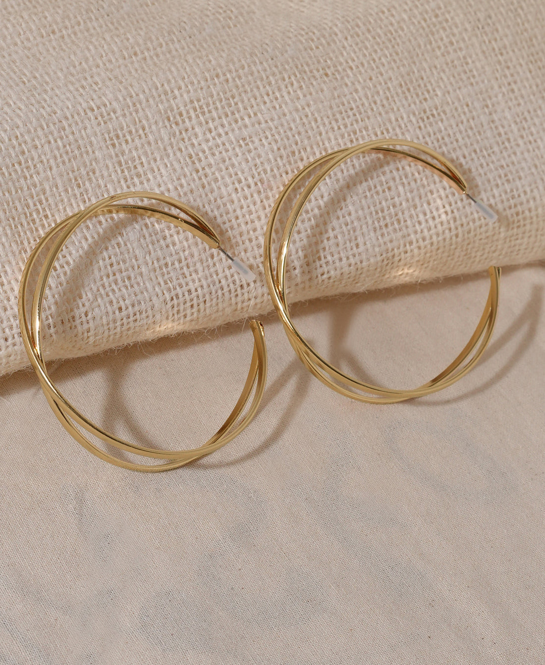 IG Style Simple Style Lines Anti Tarnish Earrings