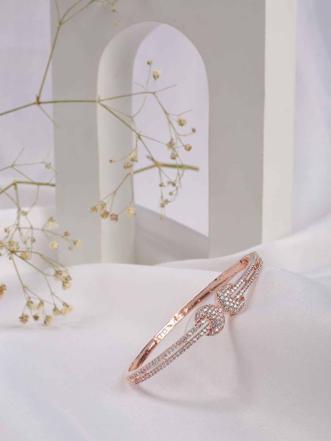 Rose Gold Radiance AD Luna Bracelet