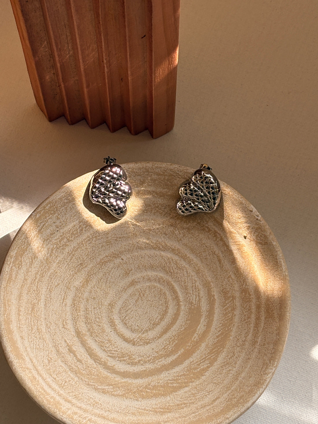 Niska Statement Earrings Silver Plated Anti Tarnish