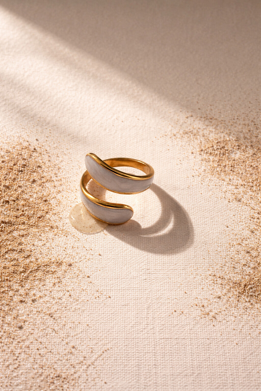 Niska Serene Duo-Tone Anti Tarnish Layer Ring