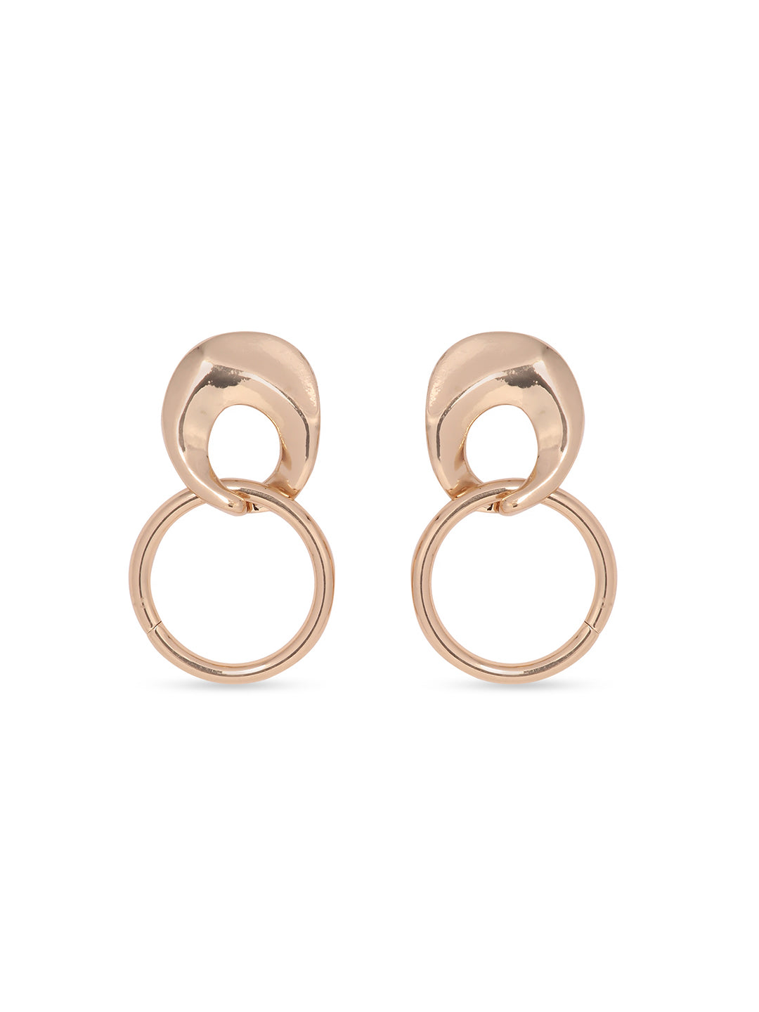 Stylistic Gold Elegance Earrings