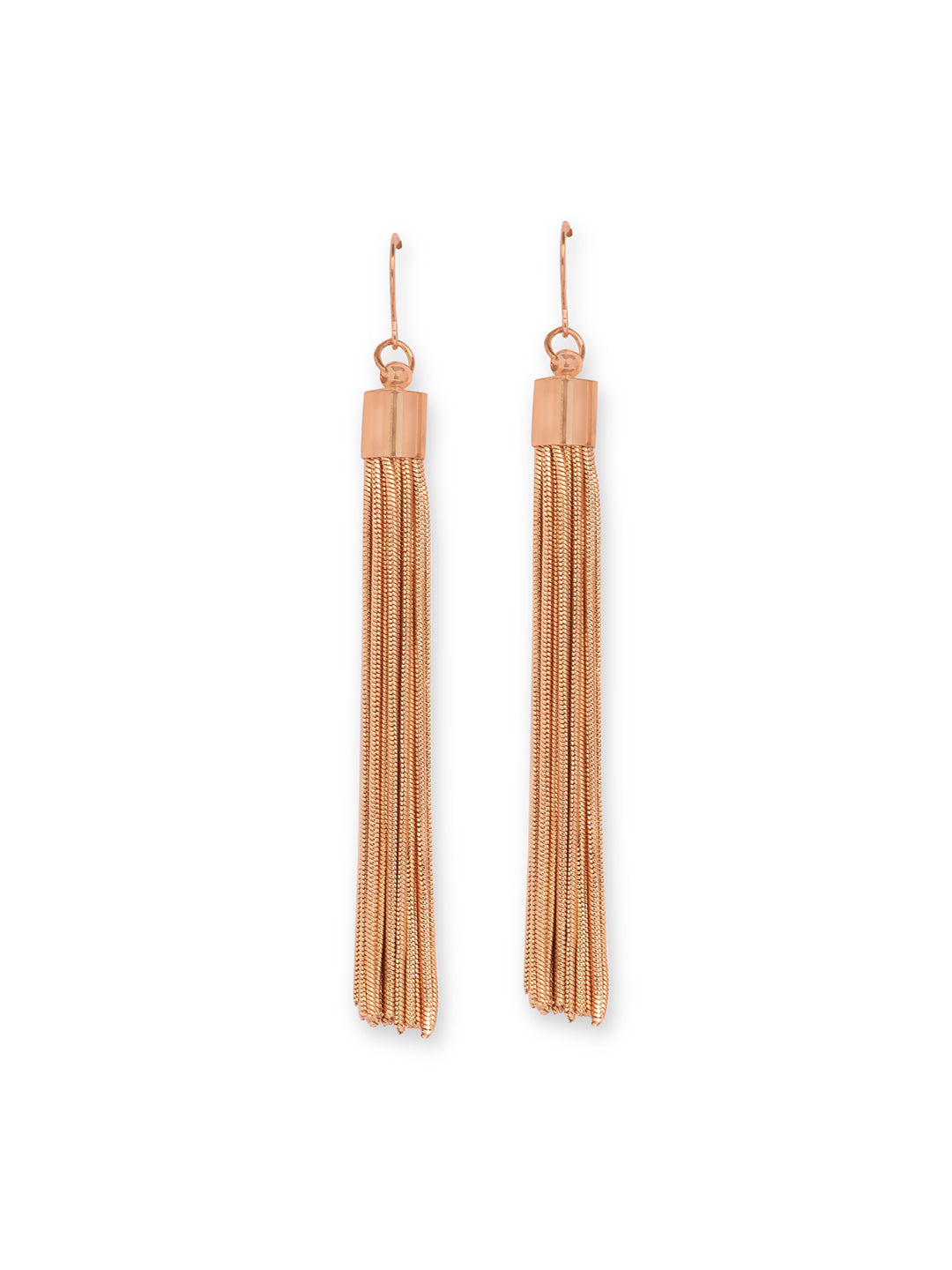 Niska's Golden Elegance Long Earrings