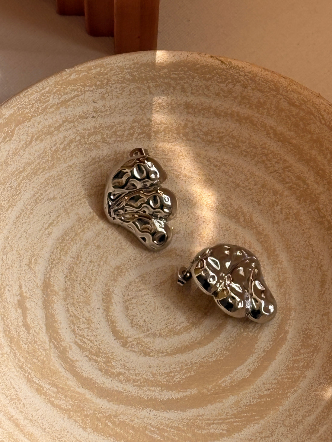 Niska Statement Earrings Silver Plated Anti Tarnish