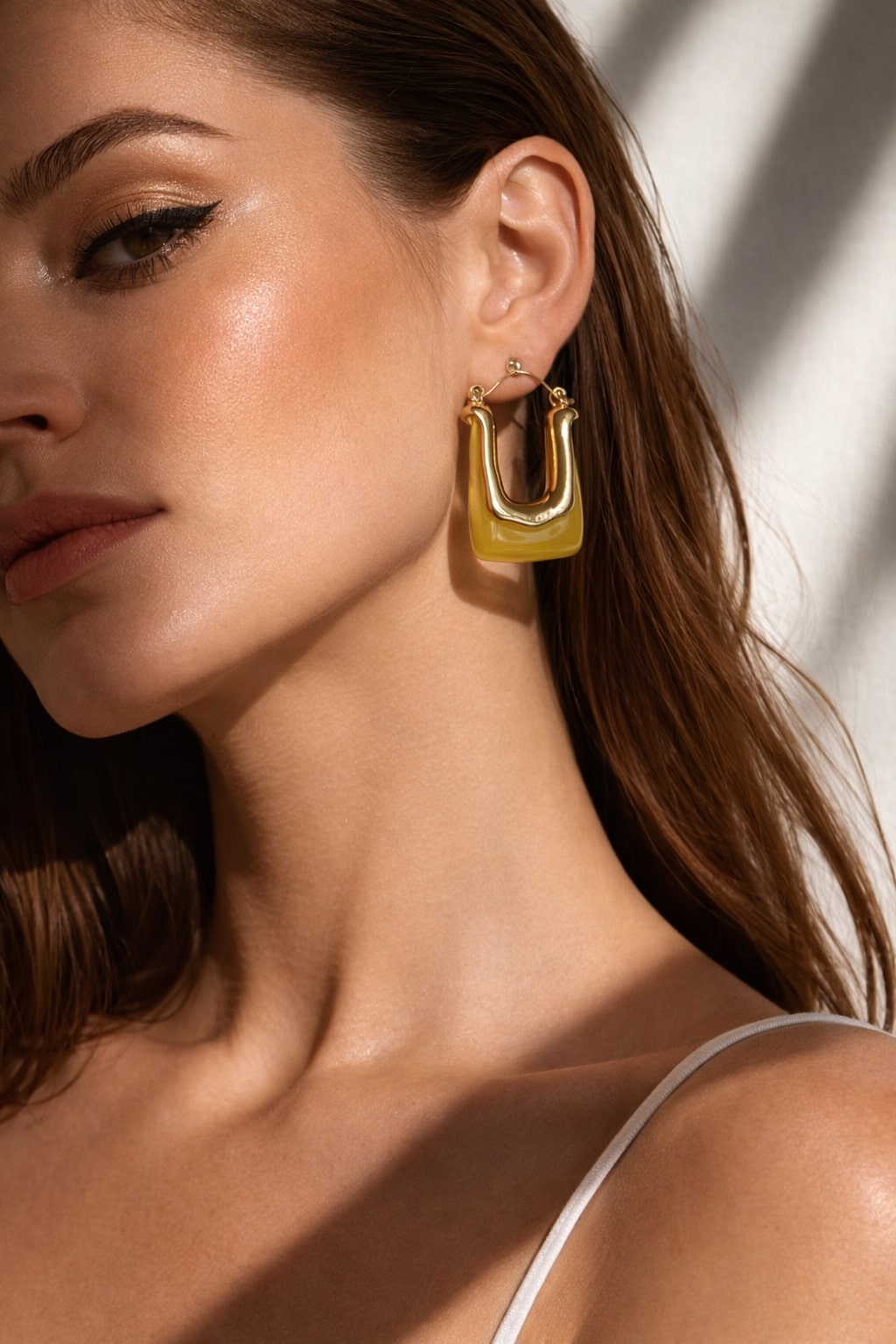 Niska Statement Earrings 18k Gold plated Anti Tarnish Pack of two