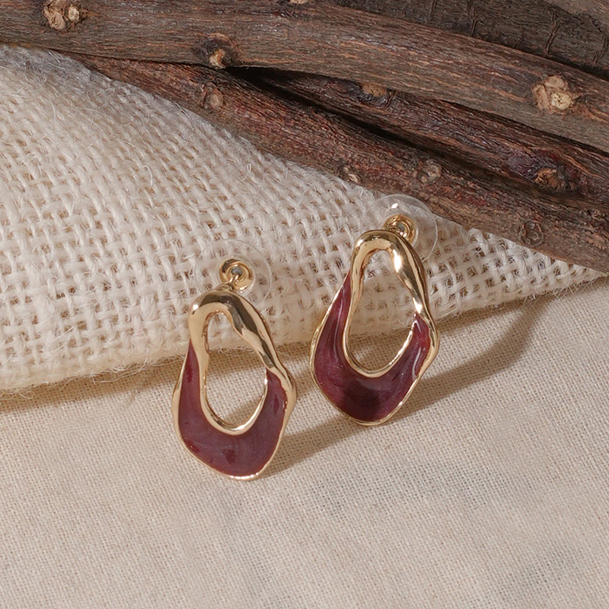Vintage style geometric Drop earrings