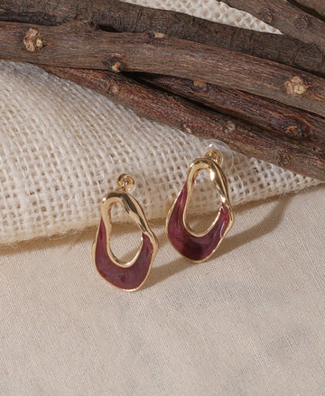 Vintage style geometric Drop earrings