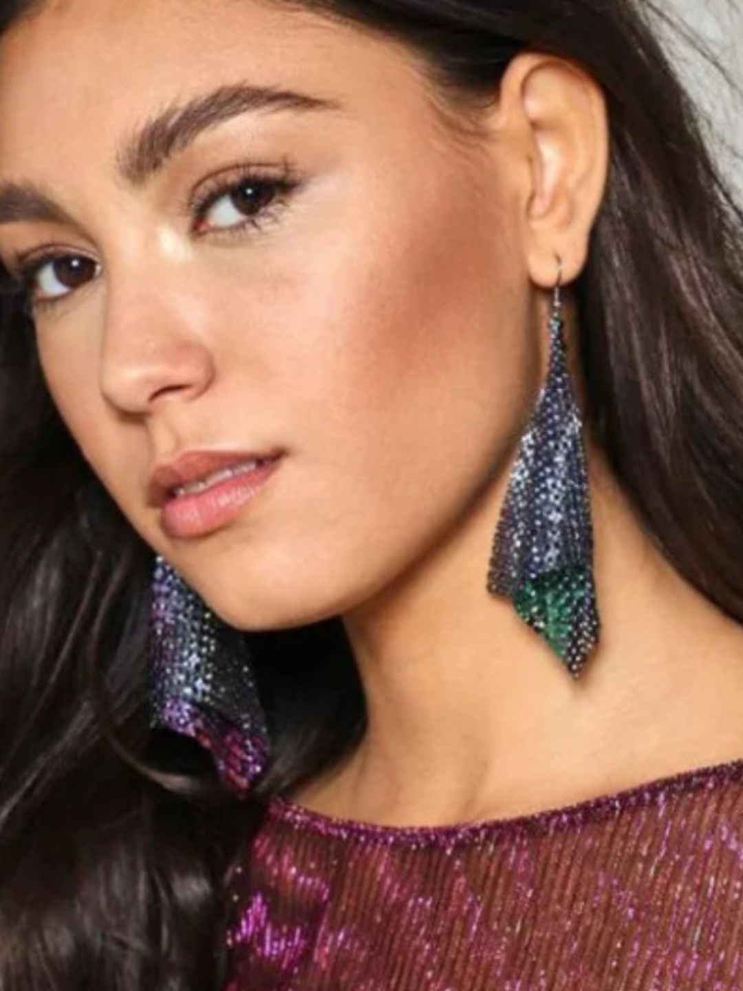 Sequins Tassel Earrings