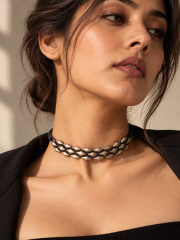 Antique Dholki Bead Choker