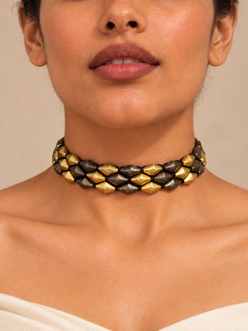 Dual Tone Dholki Choker