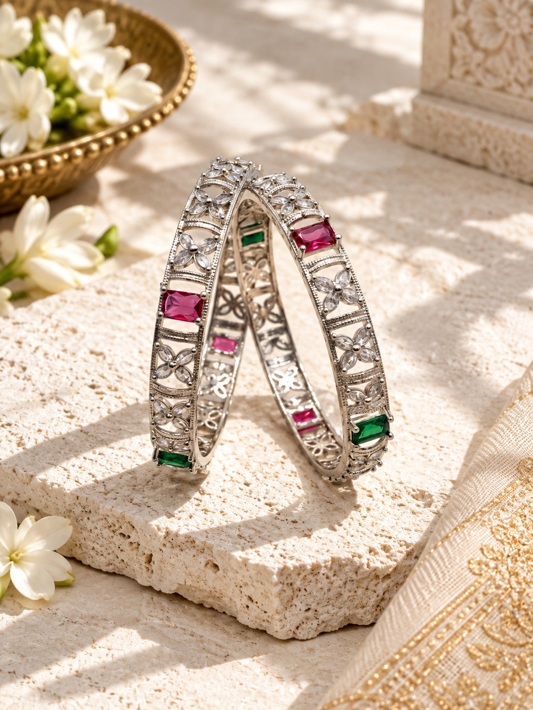 BA26N20018 silver bangle product image