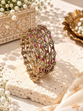 Mehdi Plating Stone Bangle Indian ethnic jewelry