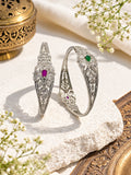 BA26N20029 ethnic silver bangle