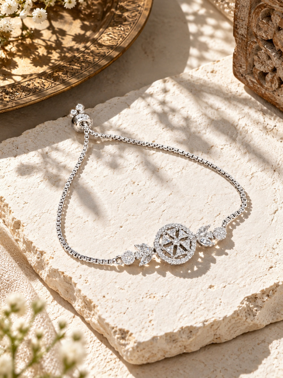 BR26N20032 silver plated bracelet ethnic product setup
