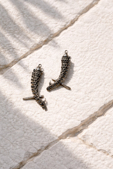 Niska Luna Silver Earrings
