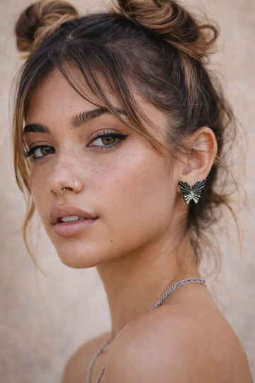 Niska Celeste Silver Earrings