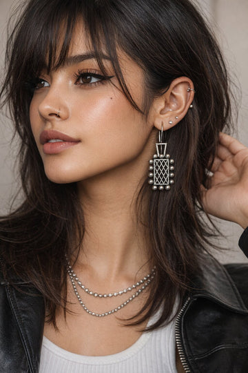 Niska Aurora Silver Earrings