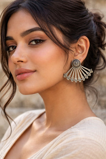 Niska Arya Silver Earrings