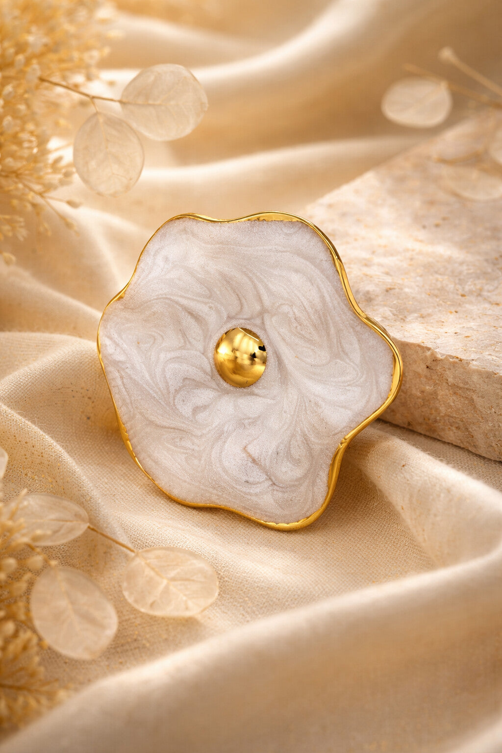 Niska Serene Duo-Tone Anti Tarnish Layer Ring