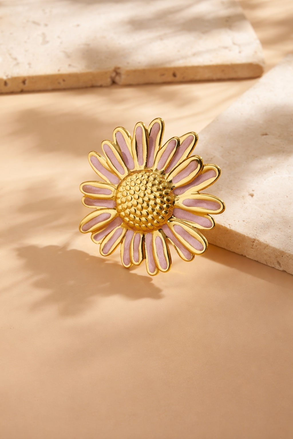 Niska Daisy Pink Open Ring