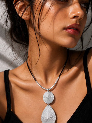 Niska Silver Cascade Pendant Necklace