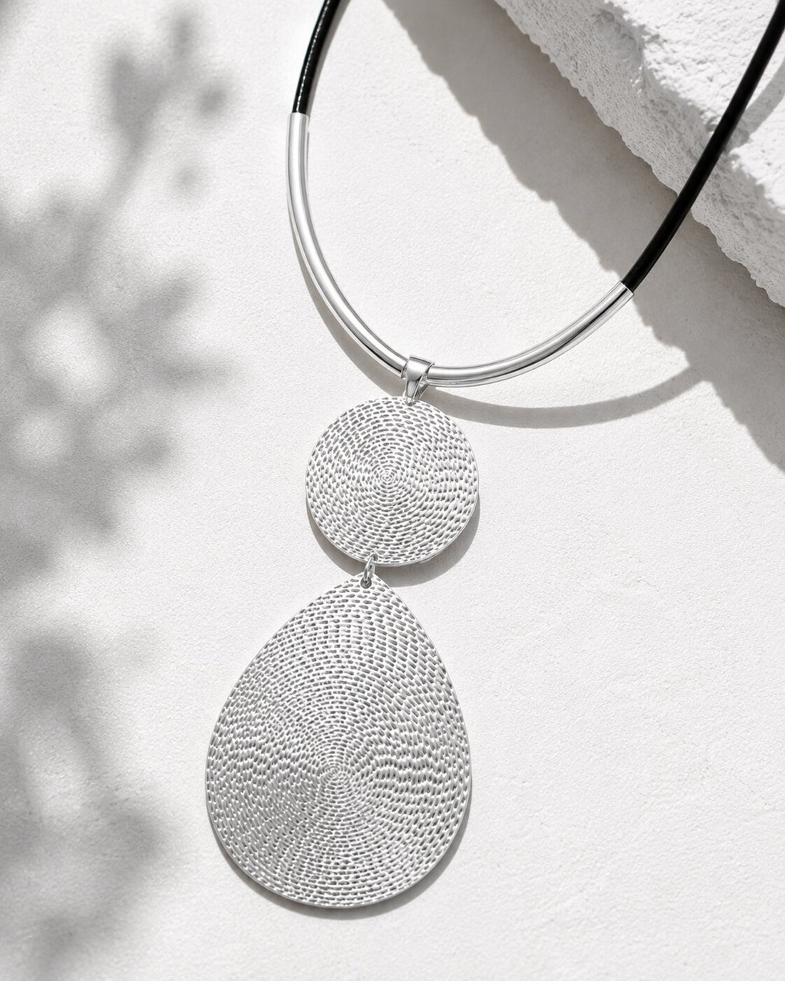 Niska Silver Cascade Pendant Necklace