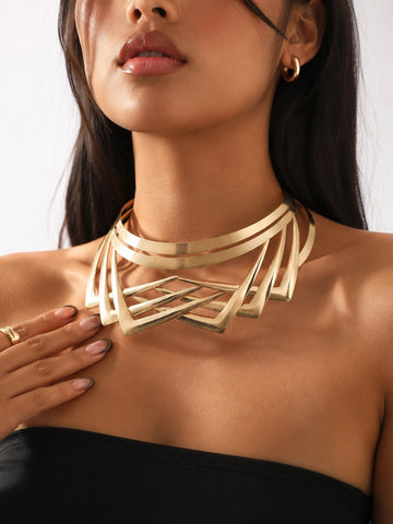 Niska Aurora Statement Collar Anti Tarnish Necklace