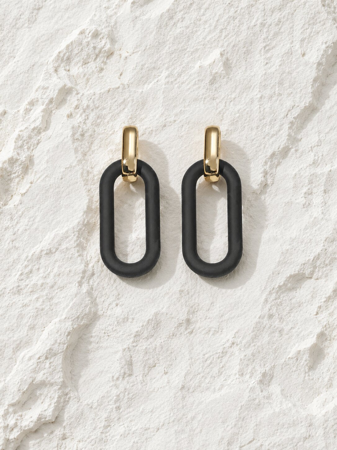 Niska Midnight Loop Statement Earrings