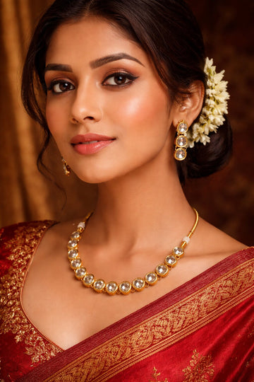Kundan Studded Jewellery Set