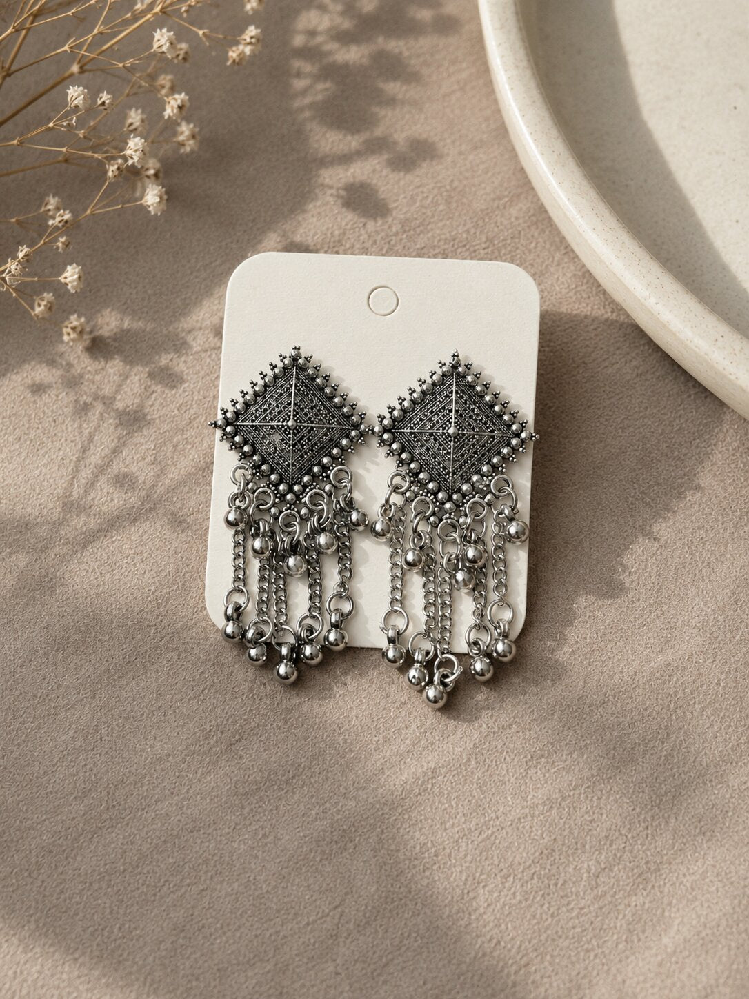 Niska Celeste Tassel Drops