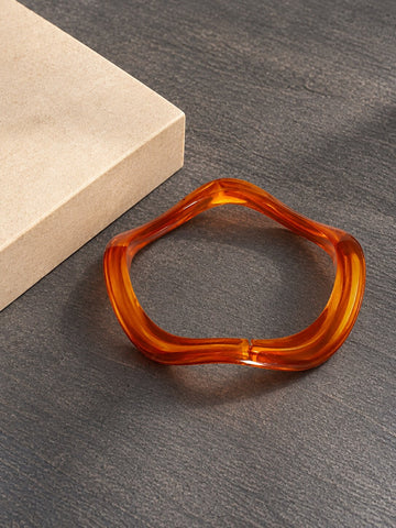 Amber Wave Resin Bangle