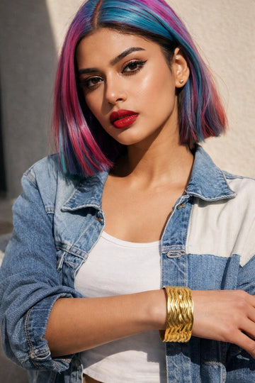 Niska Bold Bend 18K Gold Plated Anti Tarnish Cuff Bracelet