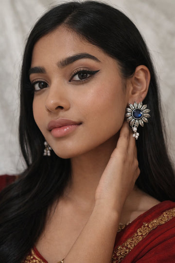 Niska Ziya Silver Earrings