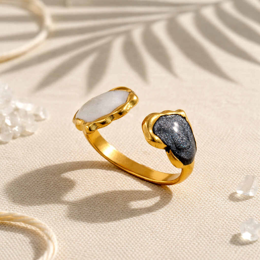 Niska Anti Tarnish Ring Set of Two