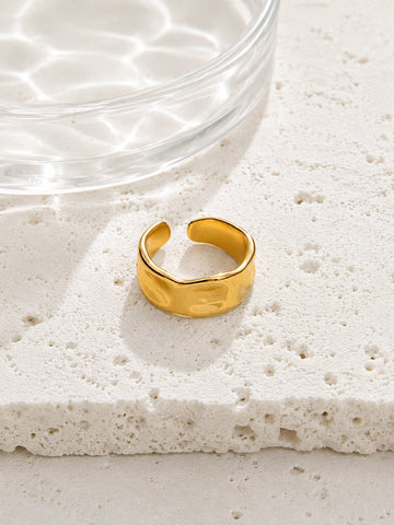 Niska Fluid Anti Tarnish Gold Plated Ring