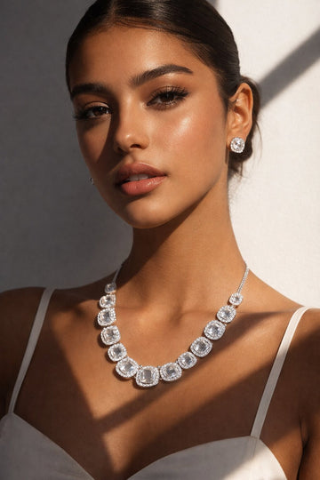 AD Stone Studded Jewellery Set