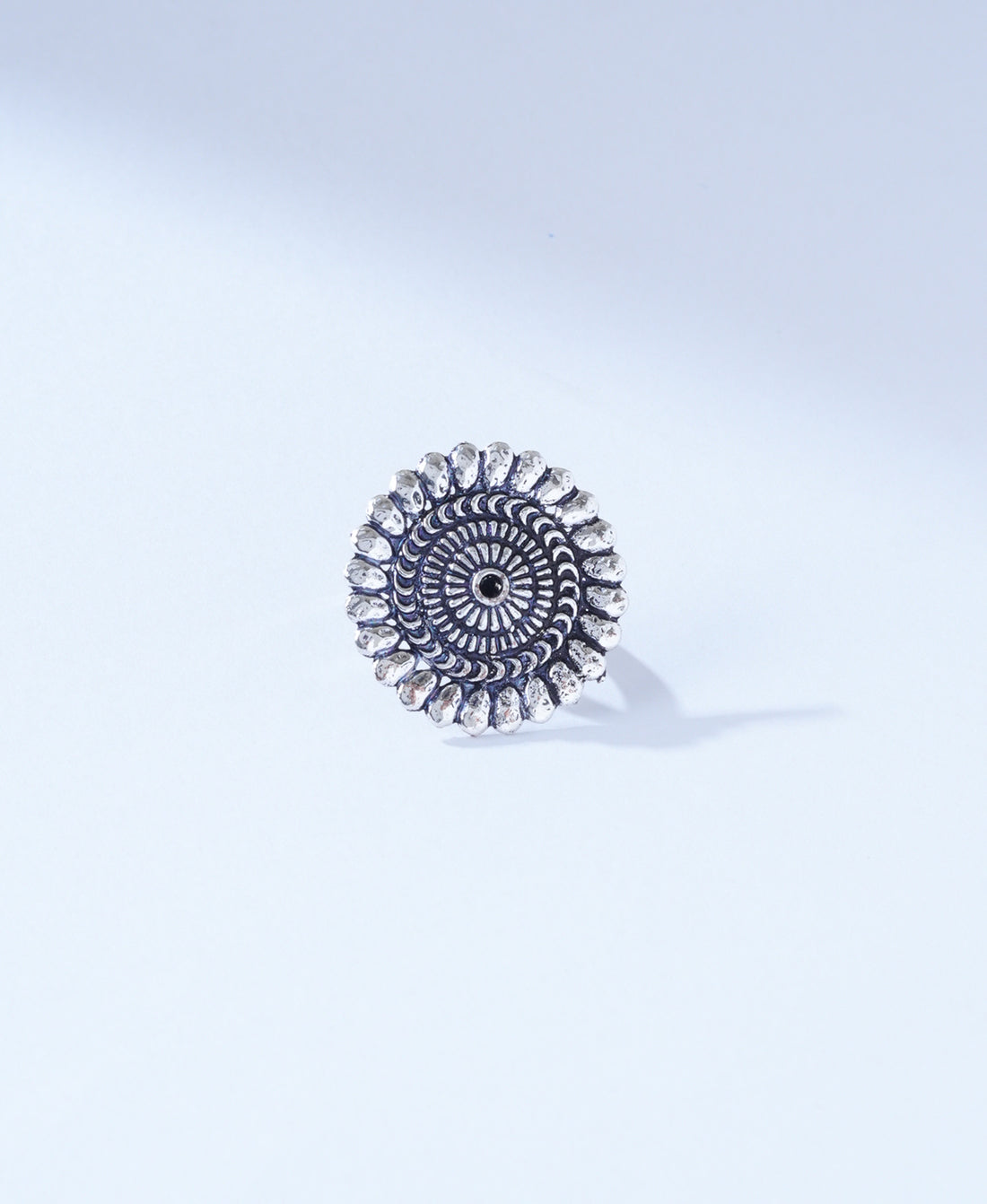 Niska Silver Oxidsed Ring