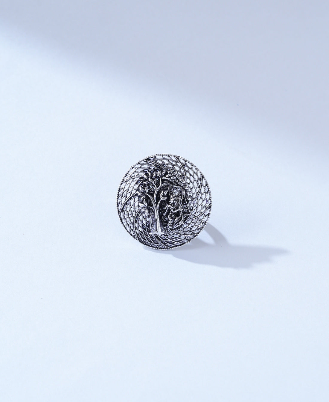 Niska Silver Oxidsed Ring
