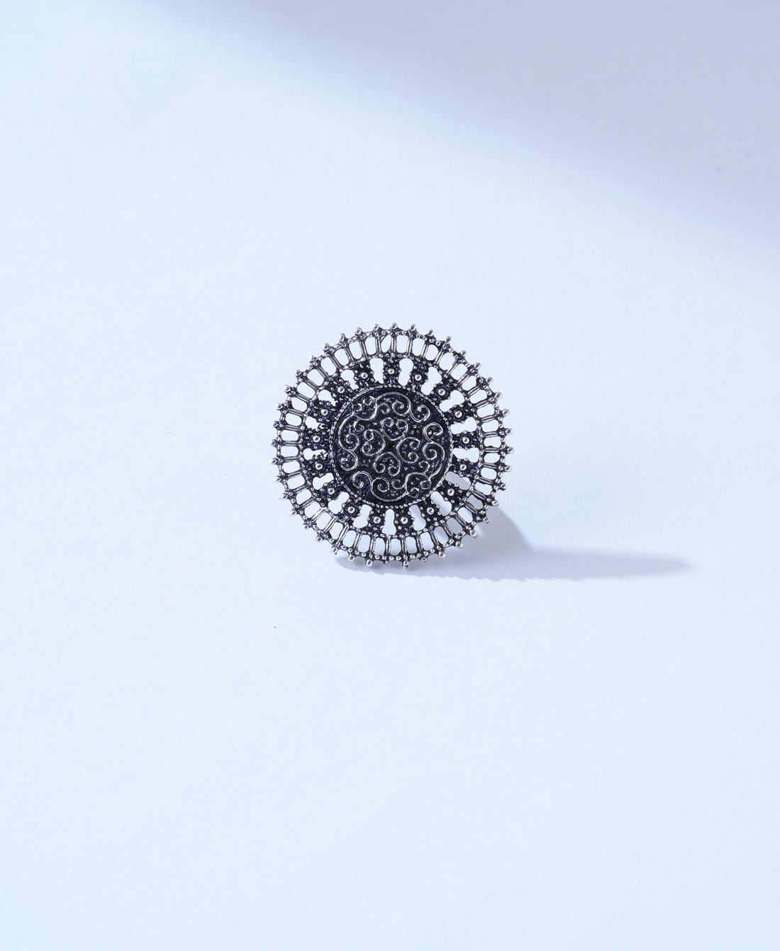Niska Silver Oxidsed Ring