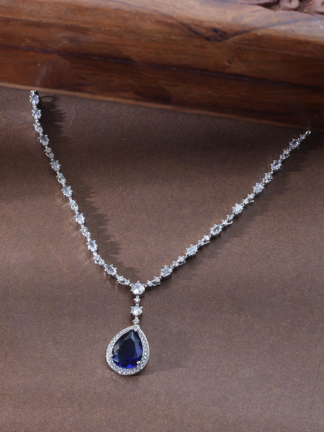 Bluel Stone Studded Jewellery Set