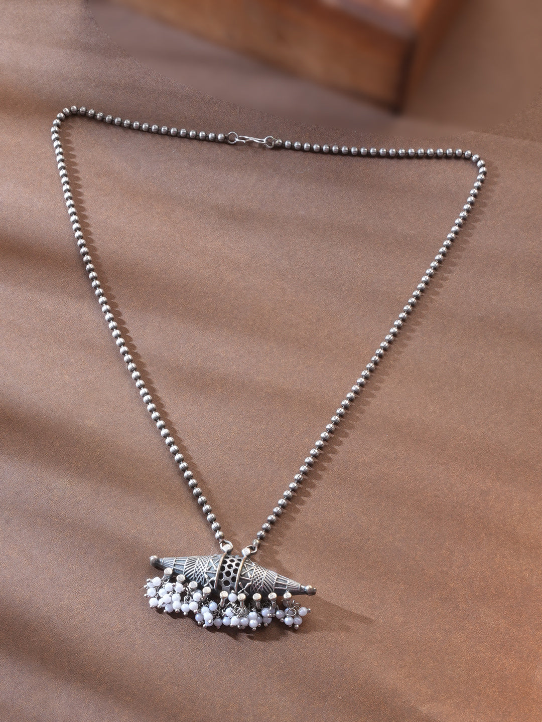 Meera Silver Necklace